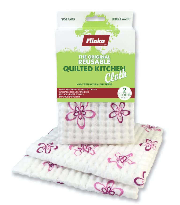 Reusable Quilted Kitchen Cloth FLINKA